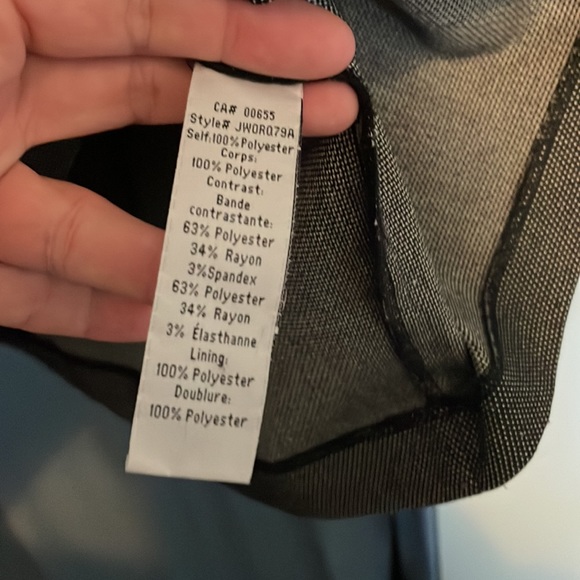 EUC pencil dress with belt and ruffled neckline - Picture 7 of 8